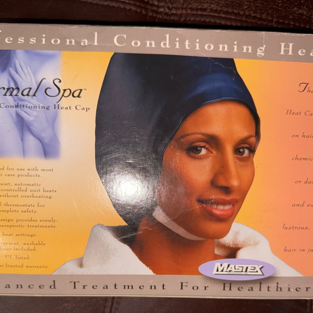 Thermal Spa Conditioning Heat Cap - Dark Blue